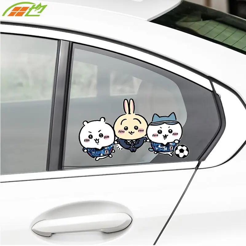 Chiikawa Adesivi per carrozzeria auto Adesivo per specchietto retrovisore Copri i graffi Accessori per la decorazione dell'auto dei cartoni animati a prova di acqua Regalo