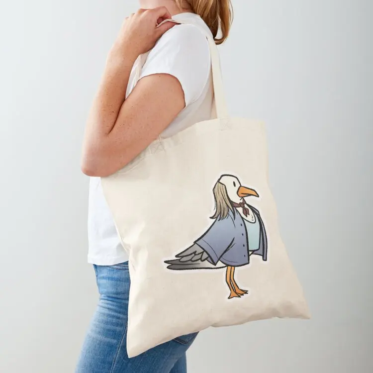 

Our Flag Means Death Buttons Seagull Tote Bag eco bag folding Women bags canvas shopping bag shopper woman