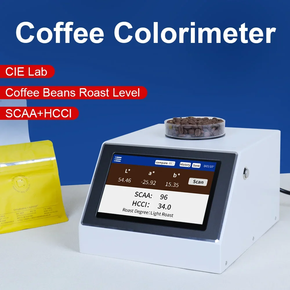 Wholesale LS177C Coffee Bean Spectrophotometer SCAA Roast Analyzer Agtron Meter Coffee Colorimeter