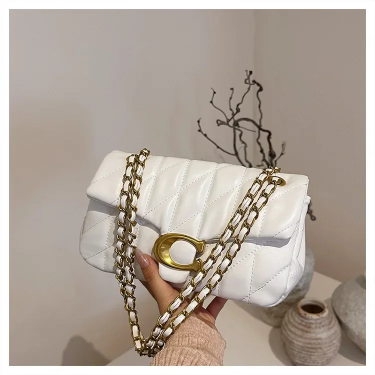 حقيبة شبكية ماسية متقدمة، حقيبة نسائية صغيرة عالية الجودة، حقيبة كروس صغيرة بنمط عطري، حقيبة جديدة، حقيبة كتف #6