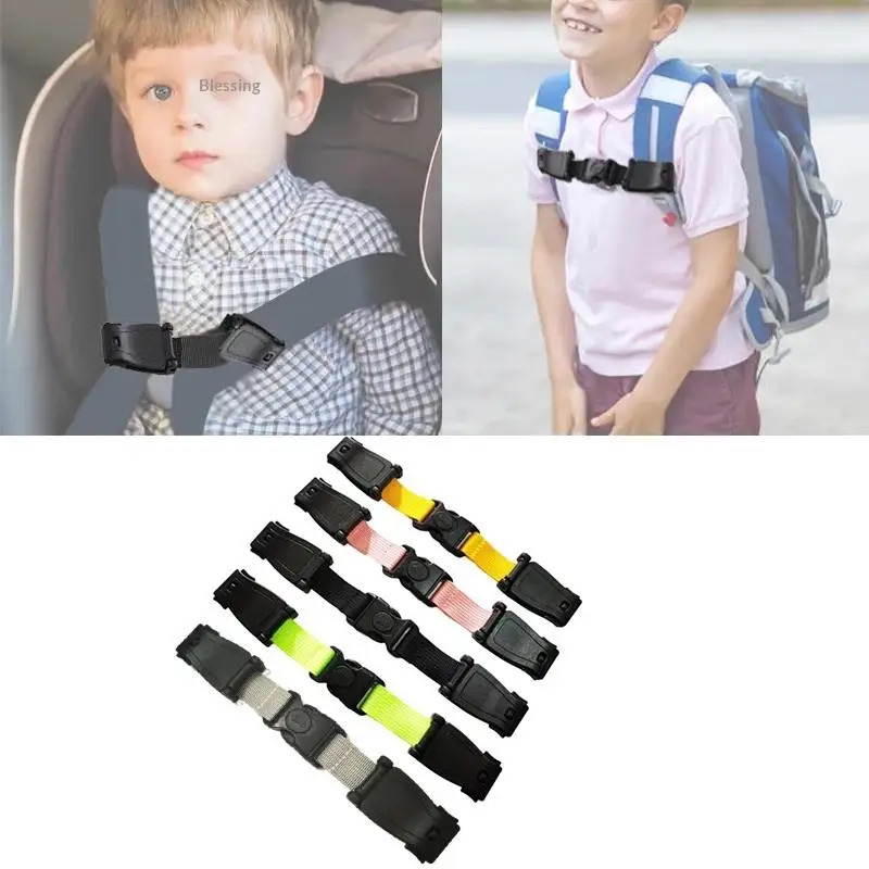 

Universal Child Chest Harness Clip Anti-Slip Baby Chest Clip Guard Compatible With Seats, Strollers, High Chairs, Schoolbags