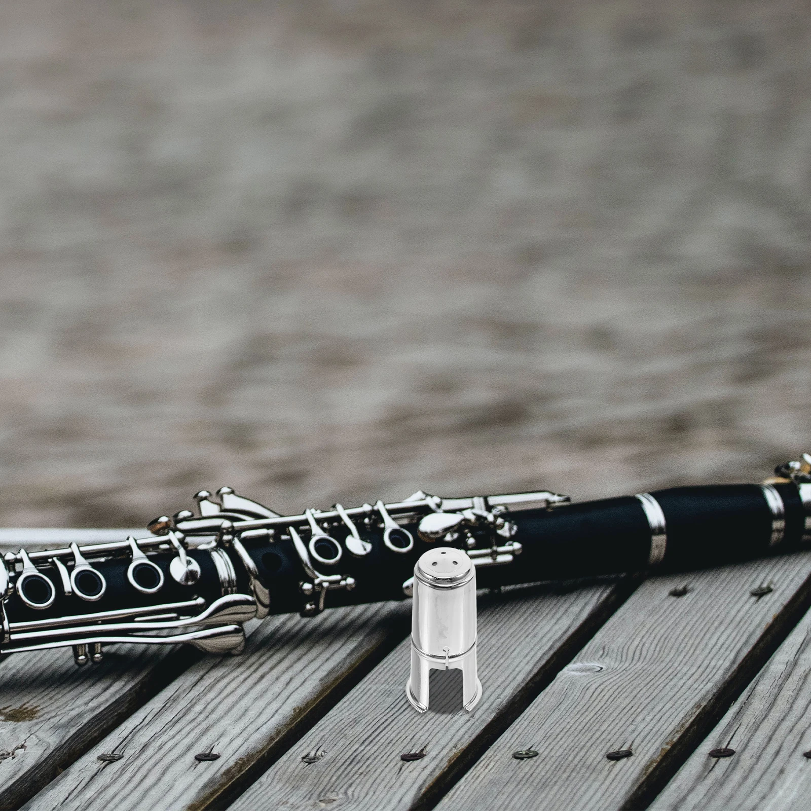 

Clarinet Protective Cap Nickel Plated Mouthpiece Cover Compatible Alto Sax Dust Proof Durable High Grade Material Zero