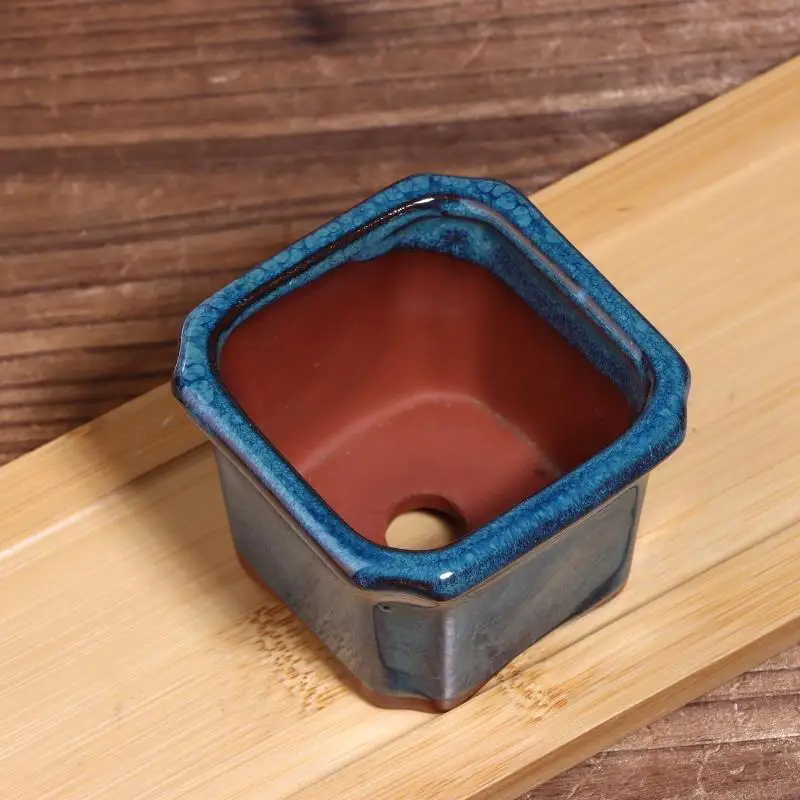 Mini pots de plantes en céramique, pots de jardin, pots pour plantes succulentes, pots pour fleurs, design artistique de style chinois pour bureaux, chambres, balcons