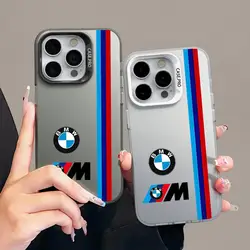 Red Blue Line Bbmm Ww Sport Car Phone Case for Apple iPhone 16 15 Pro Max 14 Plus Bumper Capa Cover