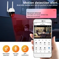 KERUI 5MP 8MP 4K PTZ WiFi IP Caméra sans fil Tuya Smart Outdoor Home Security Double Objectif 10MP 5K Caméra CCTV Vidéosurveillance 3
