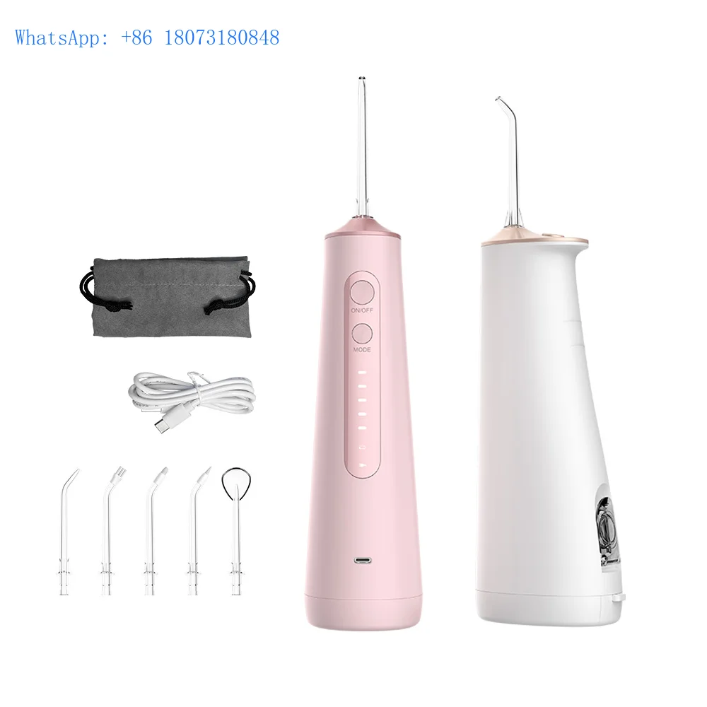 

Water flosser Electric Teeth Cleaner Detachable Water Tank Oral Care Irrigator Type-C Charging Interface Power Battery home Use