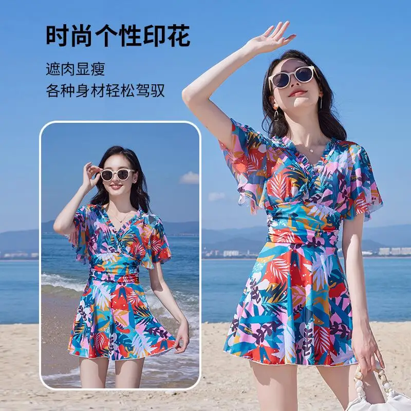 New Japanese Cute Kitten Women's Bikini Y2K Girl Summer Anime Beach Seaside Fashion Breathe Comfort Quick Drying Soft Swimsuit