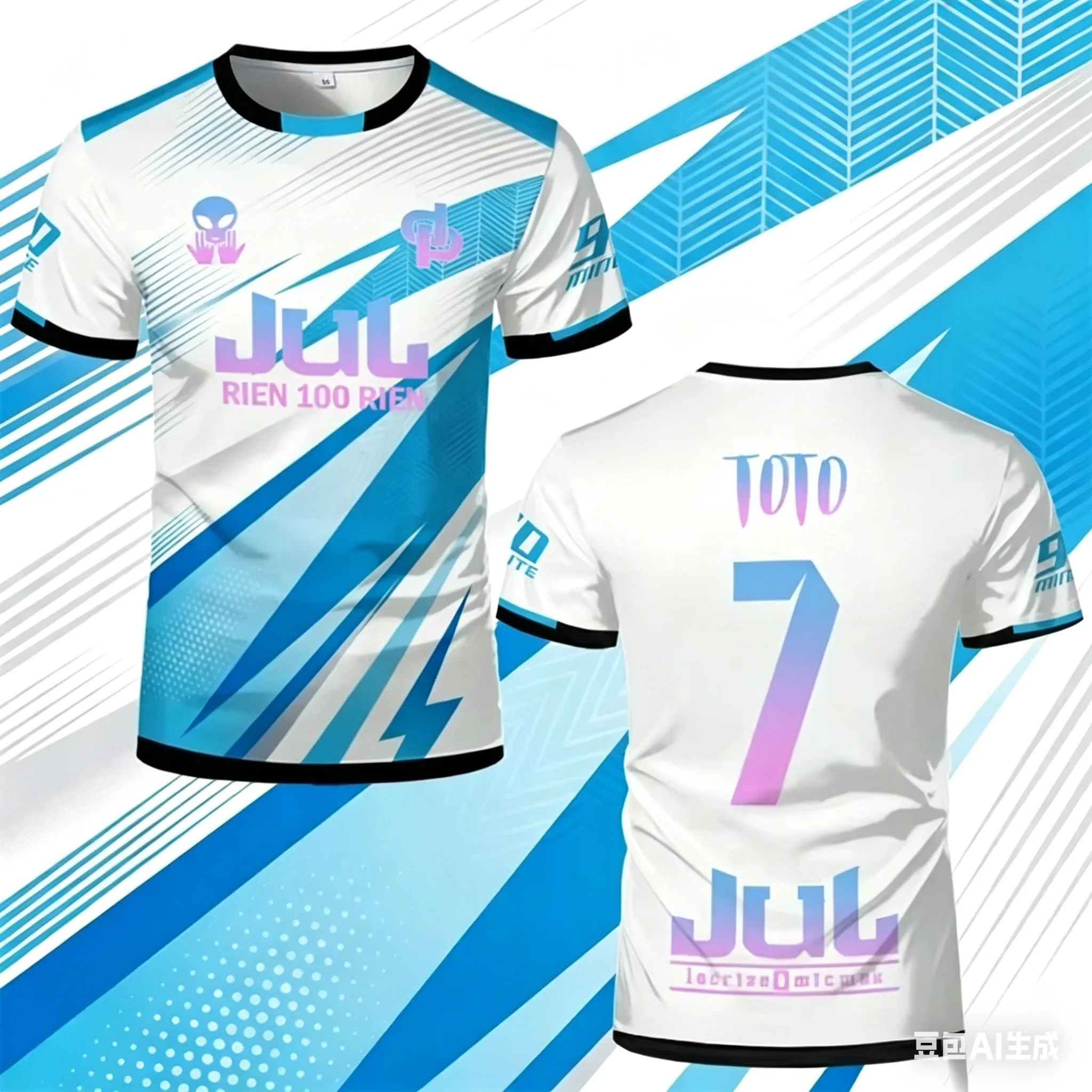 Summer Mario Jull 3D Printed Children's Sportswear Football Jersey T-shirt Quick-drying and Breathable Suitable for Outdoor Wear
