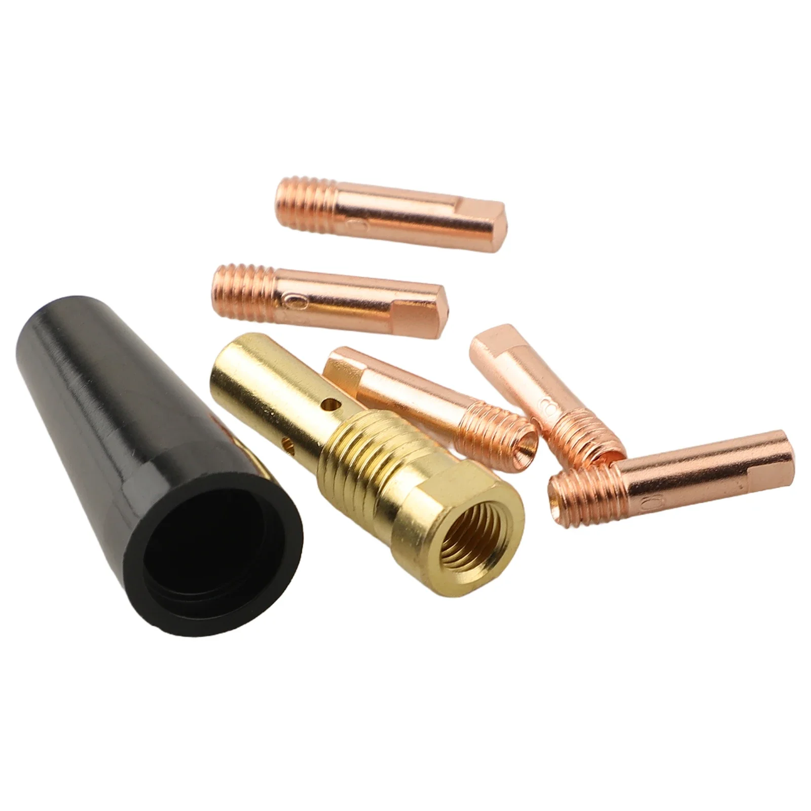 No Gas Nozzle Tip Kit for Electric For MIG120/140/180 Welders with Flux-Cored Wire for For MIG Welding Torch Accessories