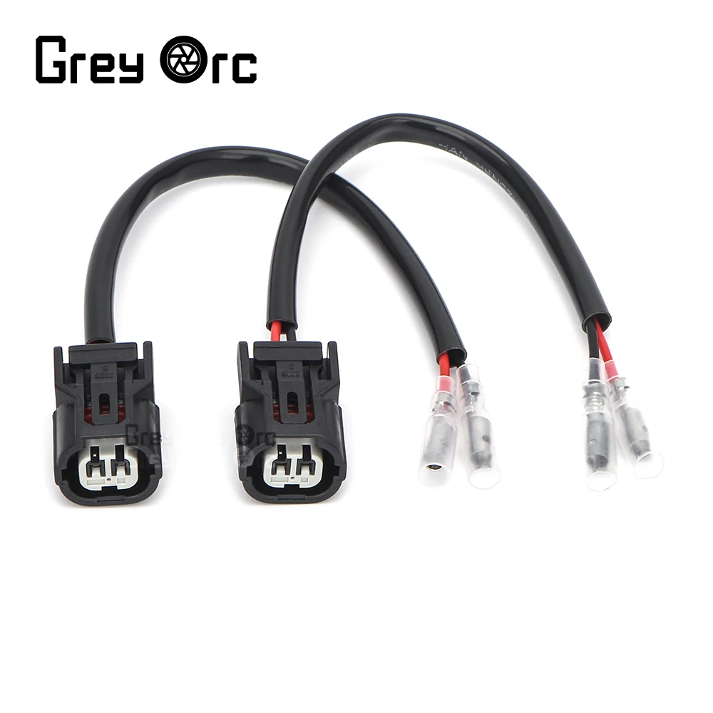 

2Pcs Turn Signal Indicator Wiring Connectors Plug Adapters For Kawasaki ZX-4R ZX-4RR ninja650 2023 2024 Motorcycle Accessories