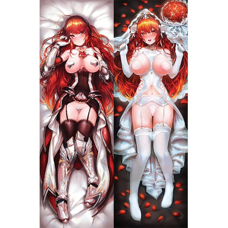 

Anime Dakimakura Pillow Case Fate Sexy and Busty Elesis Double-Sided Halloween Decoration