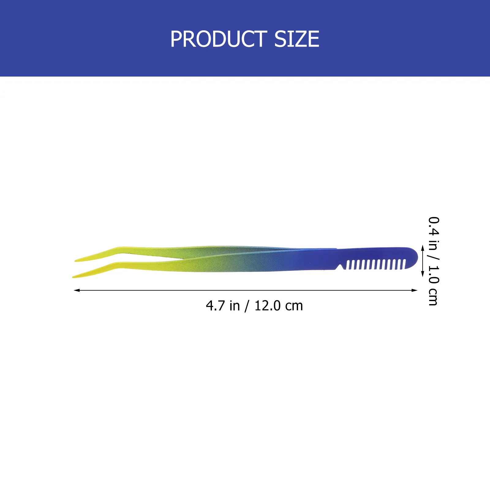 الفولاذ المقاوم للصدأ ملقط رمش الحاجب التشذيب الملقط مشط لاش قضيب أداة الدقة رمش تمديد الملقط الجمال