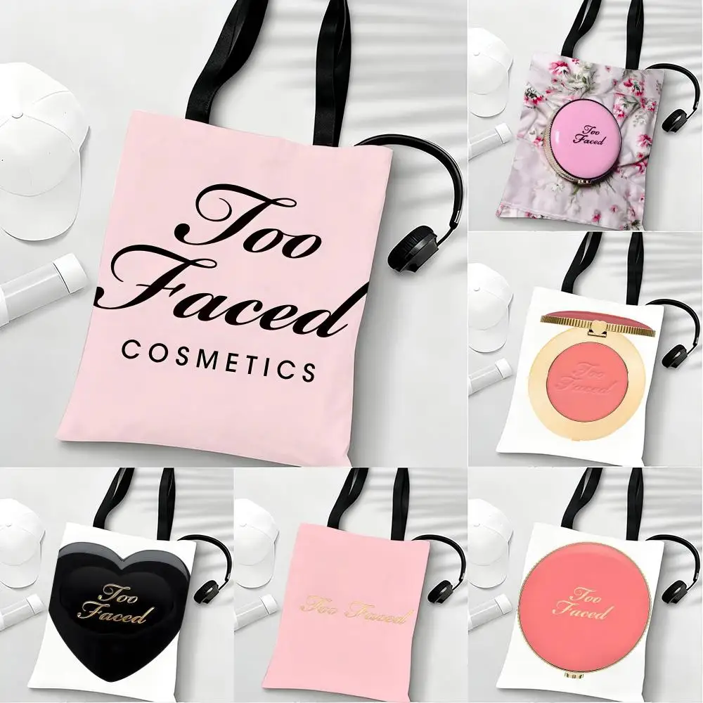

Сумки для хранения Too Faced: легкие, экологичные, модные, многофункциональные, вместительные, холщовые сумки-тоут через плечо