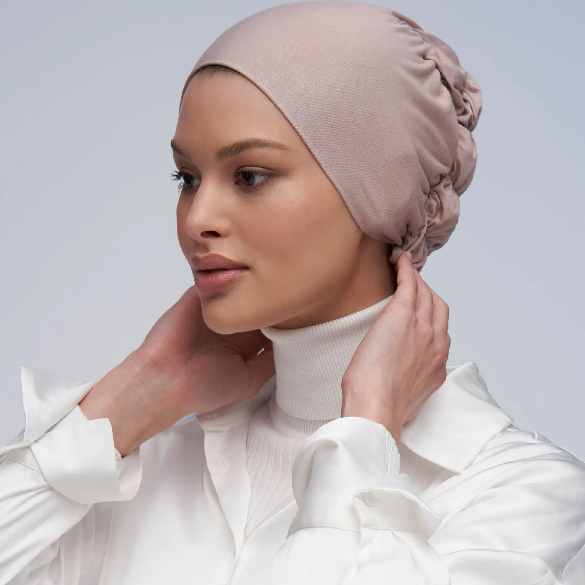 New Soft Modal Muslim Turban Hat Cotton Tie Inner Hijab Caps Islamic Underscarf Bonnet India Hat Female Headwrap Turbante Mujer