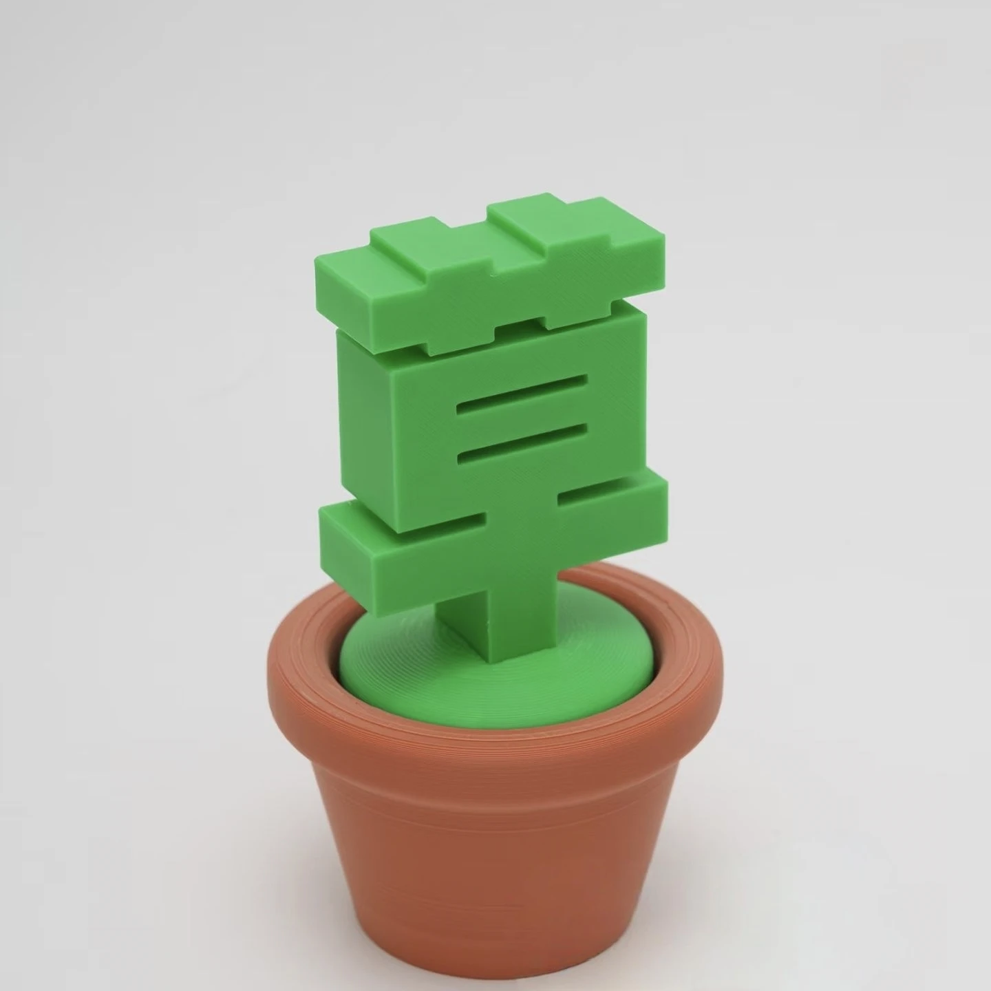 Abstract Grass Pot Ornament Innovative Fun Spoof Abstract Creative Niche