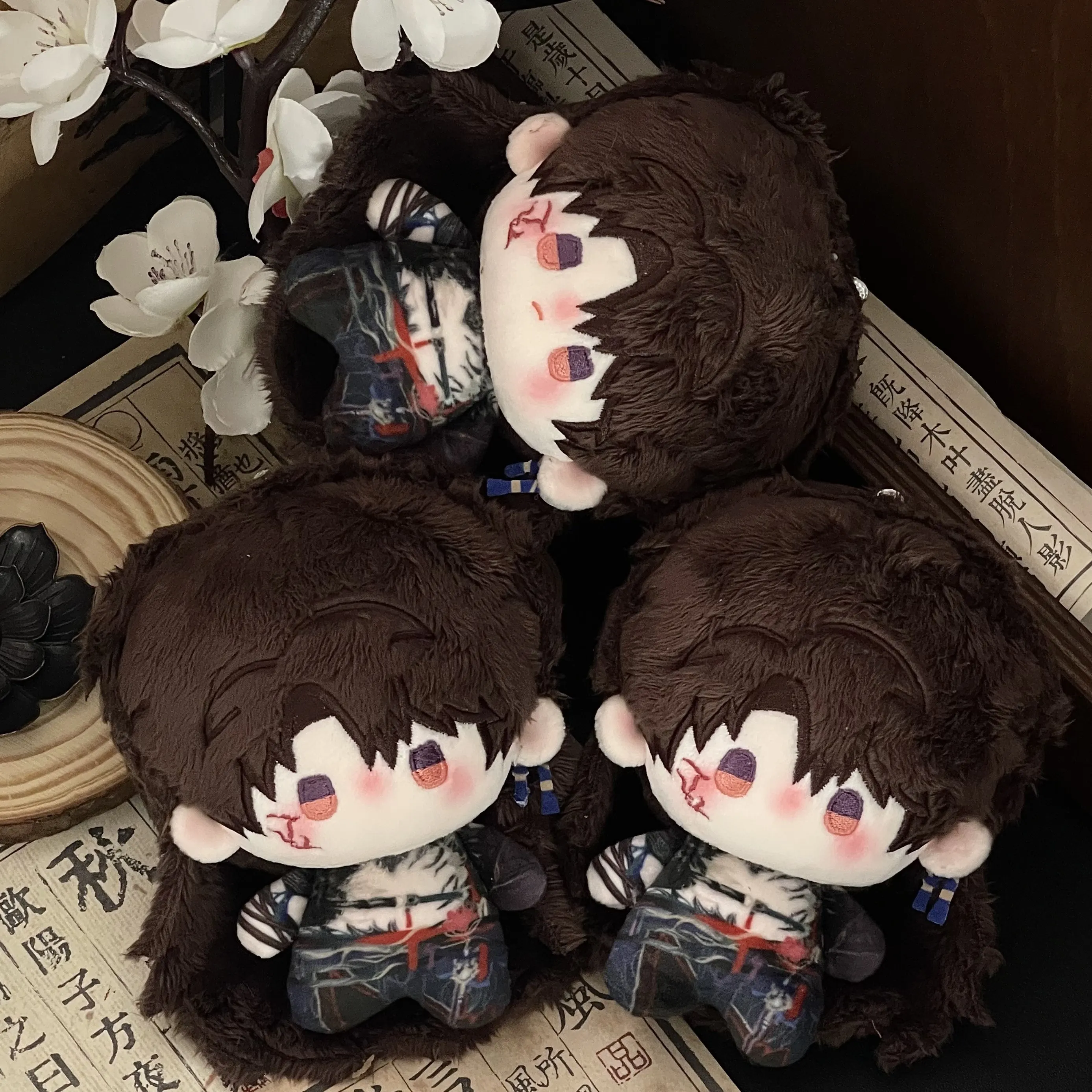 

10CM Anime Love and Deepspace Caleb Cosplay Cotton Plush Pendant Christmas Gifts