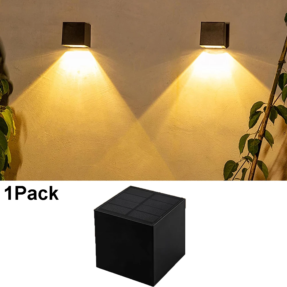 Zonne-Energie Verlichting Voor Buiten Zonne-Energie Wandverlichting Tuin Led Zonne-Energie Draadloze Waterdichte Hek Verlichting Voor Veranda Pad Garage