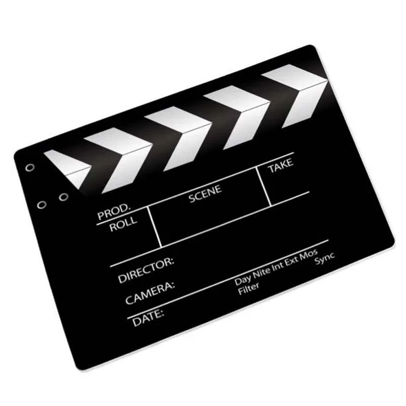 Cool Cinema Movie Clapper Board Bathroom Doormat Funny Awesome Film Clapboard Welcome Front Door Mat Rug Carpet Flannel  Gift Xm