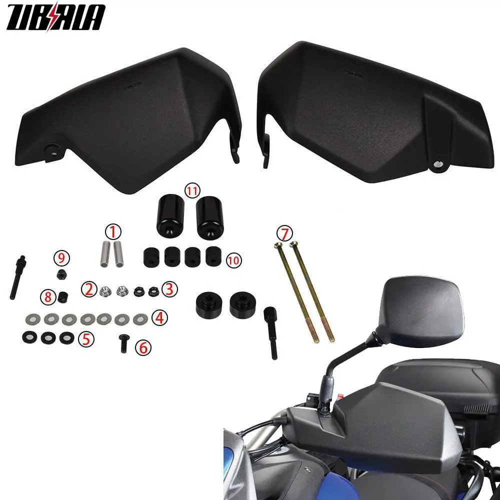 

For Suzuki V-Strom DL650 2004 -2017 2018 2019 2020 2021 2022 Hand Guard Motorcycle Handguards Handlebar Guards DL 650 V Strom