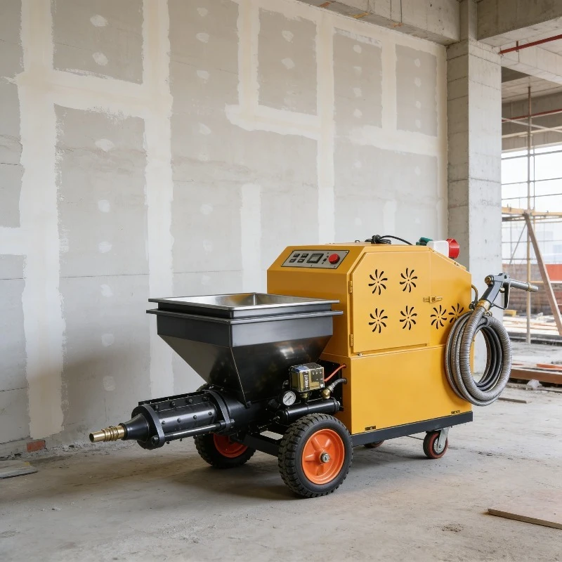 

Small Fully Automatic Wall Powder Mortar Spraying Machine Electric Cement Sprayer Free Shipping