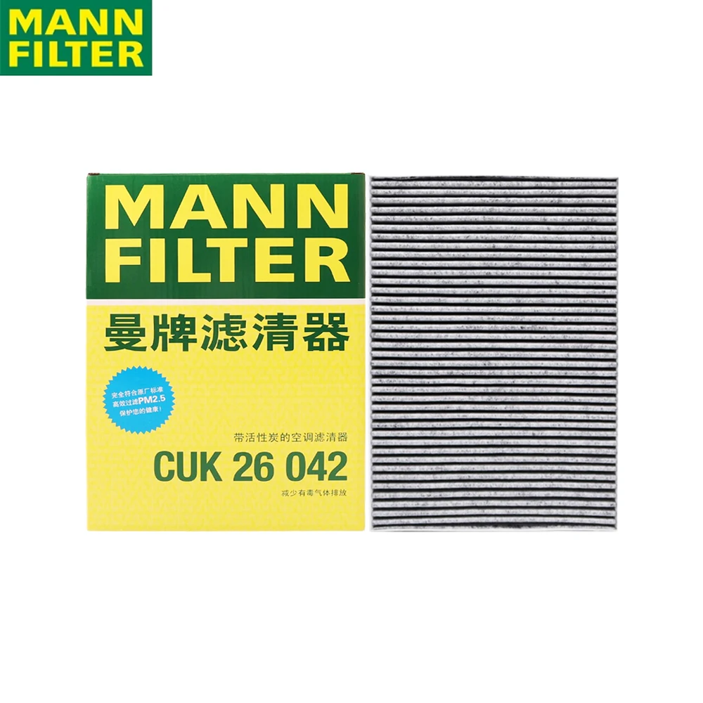 

MANN FILTER CUK 26 042 Activated Carbon Air Filter For Tesla Model S Built In Filter Grid High Permeability Original