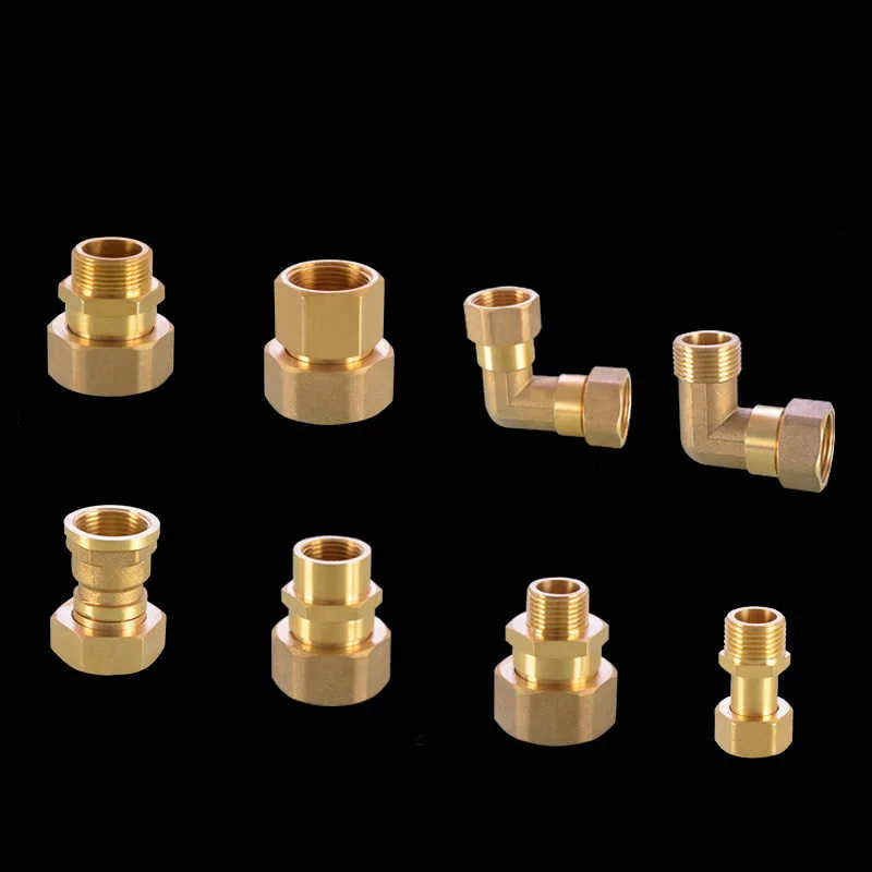 

Copper Water Meter Connector 6 Points 4 Points 1 Inch Inner And Outer Silk Union Elbow Fish Tank Water Pump Outlet Adapter