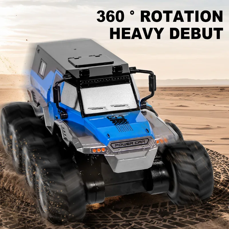 JJRC Q203 8WD voiture amphibie RC 2.4G 8 roues camion télécommandé escalade hors route véhicules blindés imperméables jouets pour enfants