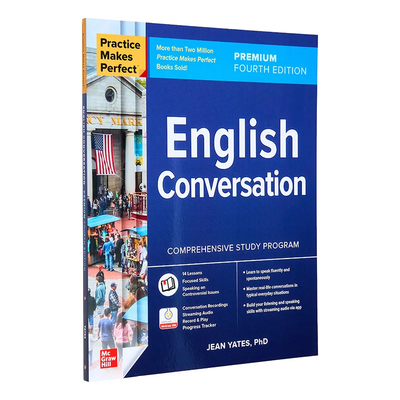 Practice Makes Perfect English Conversation Premium Fourth Edition 4th Edition Jean Yates McGrawHill 9781266002250 Book