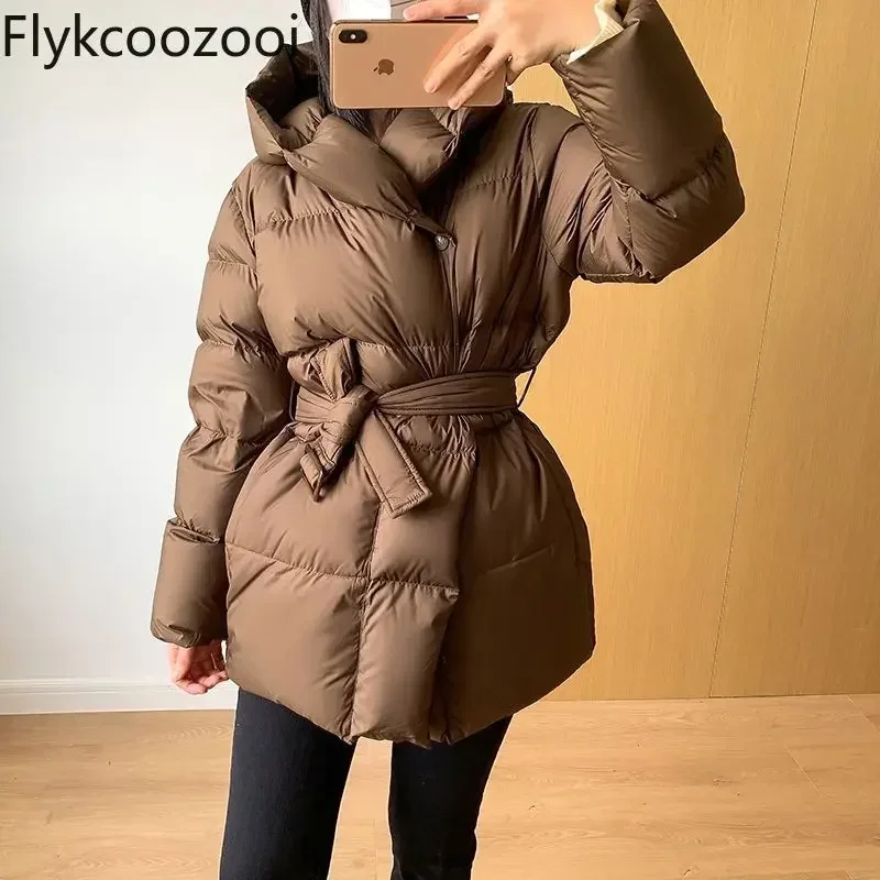 Waist Slimming Cotton-padded Jacket for Women Short Thickened Senior Sense of Niche Fashion Temperament 2024 Winter Coat