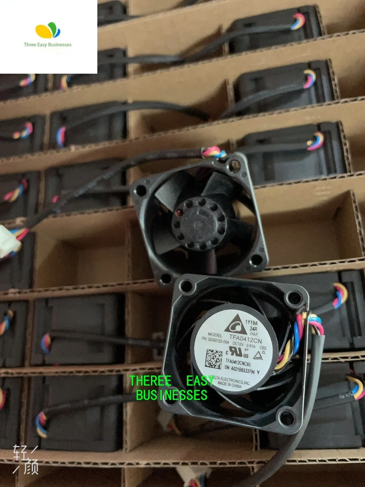 

TFA0412CN 12V 0.81A 4028 4-wire PWM Server Cooling Fan