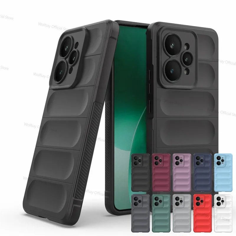 ل Realme 15 5G حافظة Realme 15 غطاء فوندا مقاوم للصدمات مضاد للبصمة بولي يوريثان سيليكون واقية الهاتف الغطاء الخلفي ل Realme 15