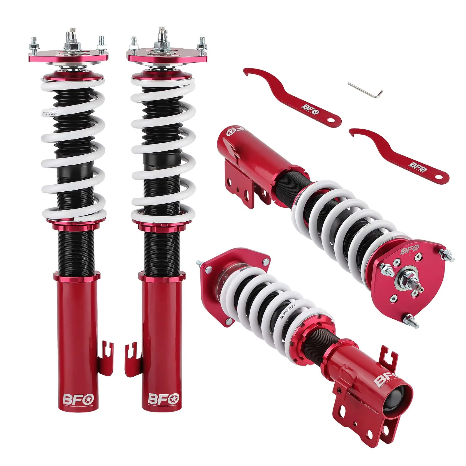 

24 ways Adjustable Lowering Coilover For Subaru Forester SF 1998-2002 Twin tube