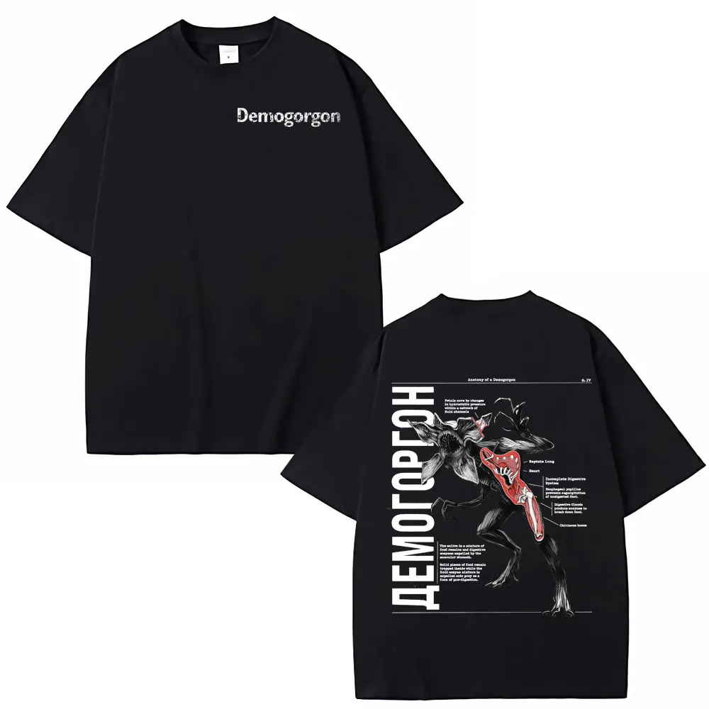 

American TV Series Eddie Munson The Demogorgon T-shirt Man Eating Flower T-shirt, Men's Women's Gothic Fashion Retro Y2K T-shirt