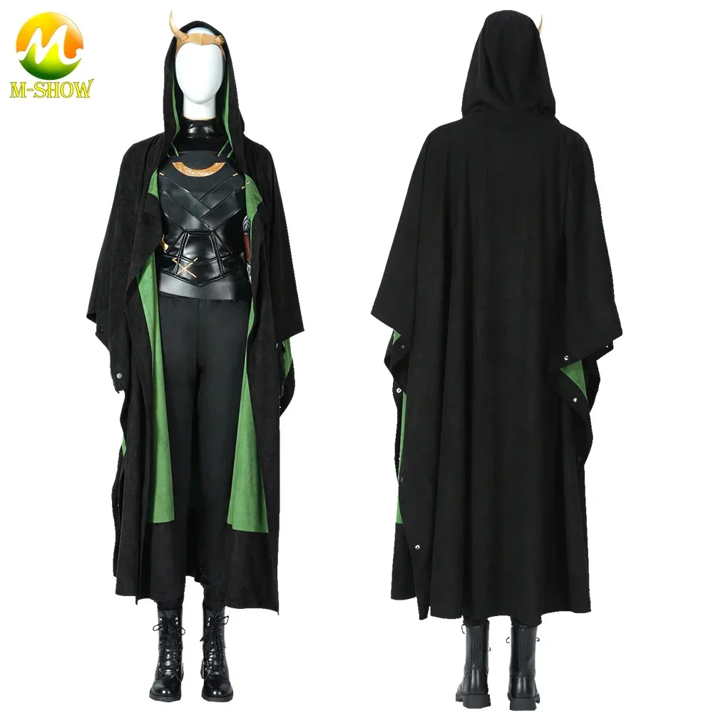 2021 Lady Loki Sylvie Cosplay Costume Vest Cloak Sylvie Lushton Enchantress Uniforms Halloween Outfits for Adult Women