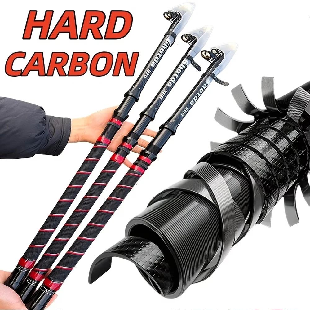 Caña Telescópica de Carbono para Surfcasting – Larga Distancia - imagen 2