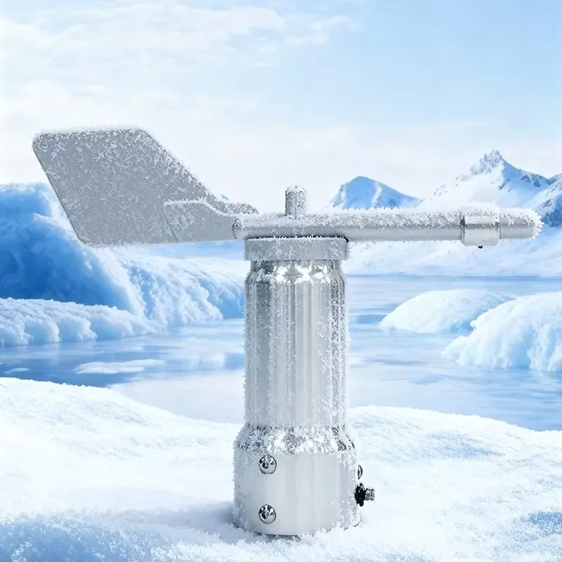 High Precision Outdoor Aluminum Alloy Wind Direction Sensor Transmitter Anemometer with Heating for Accurate Weather