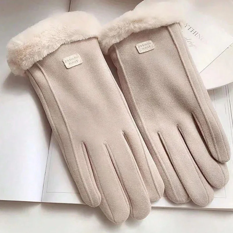 2026 Womens Winter Gloves Warm Fleece Lined Touchscreen for Cold Weather Halloween Party Accessories