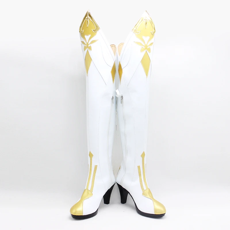 Genshin Impact Jean Cosplay Schoenen Laarzen Spel Halloween Party Schoenen voor Dames Meisjes