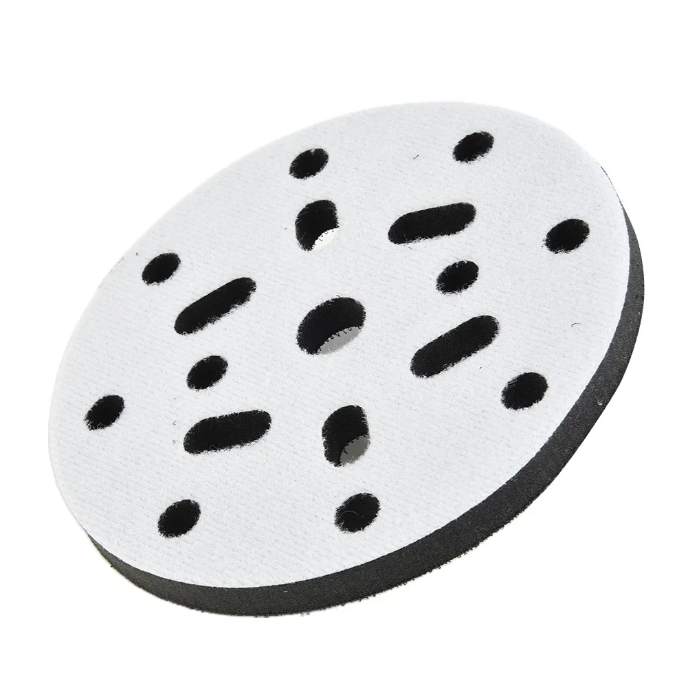 

6 Inch 150mm Interface Pad Dry Mill Soft Joint Sponge Sandpaper Cushion 6-inch 17-hole Multi-function For Sanding Pads