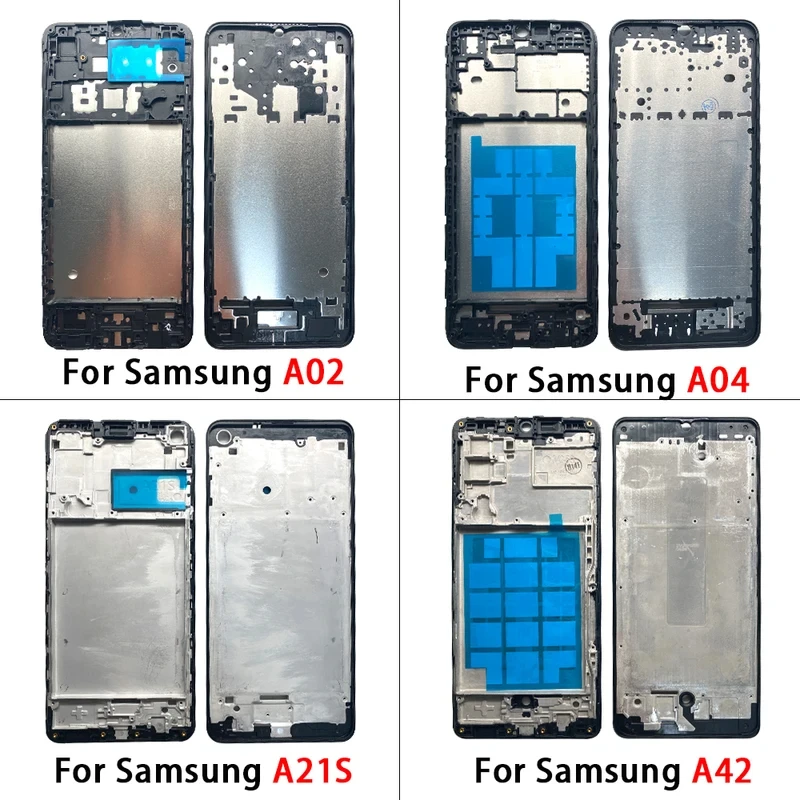 

Передняя рамка ЖК-дисплея для Samsung A02 A03S A04 A13 4G A21S A22 5G A42 A01 Основная рамка средней рамки крышка пластины