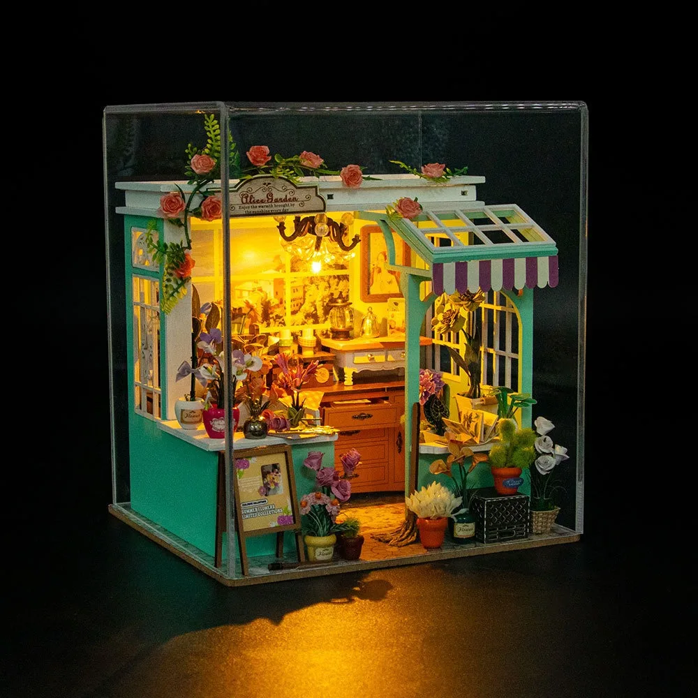 

Smart Wooden House DIY Kit with NFC - Creative Interactive Model Building, Handmade Craft Decor Idea