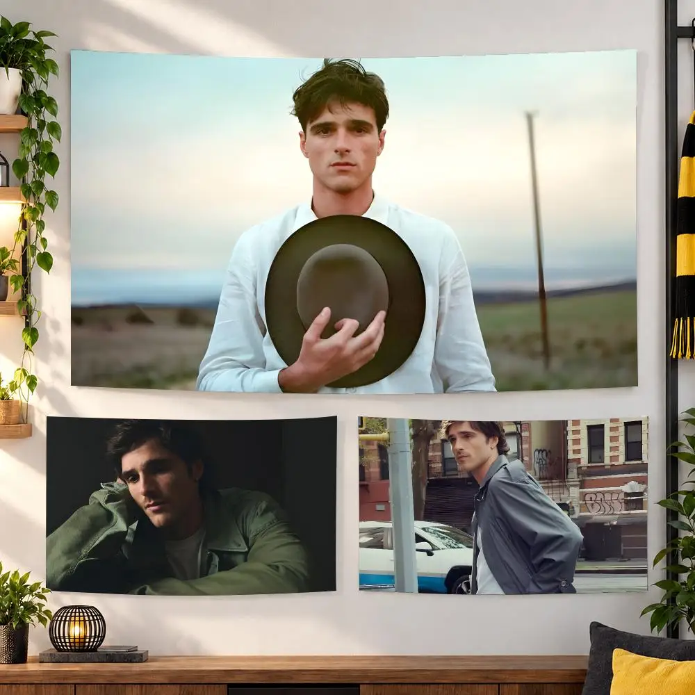 Famous Actor J-Jacob Elordi Tapestry Wall Hanging, Suitable For Living Room, Bedroom, Study, Party Home Decor Gift