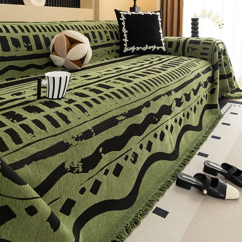 Sofa Towel One Whole Combination Sofa Full Cover Cloth Four Seasons Universal 2025 New Light Luxury High-end Sense Cover