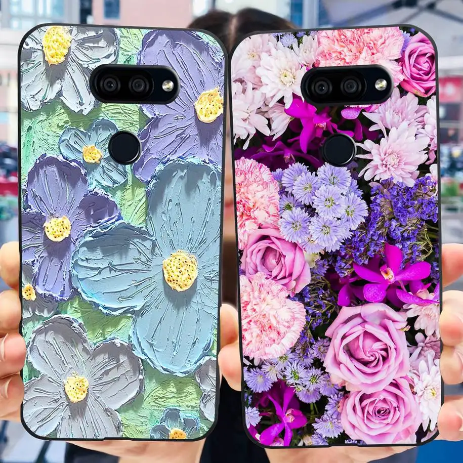 For LG K40S 2019 Case LMX430HM LM-X430 Fashion Butterfly TPU Soft Silicon Phone Cover For LG K40S K 40S LGK40S Shockproof Bumper