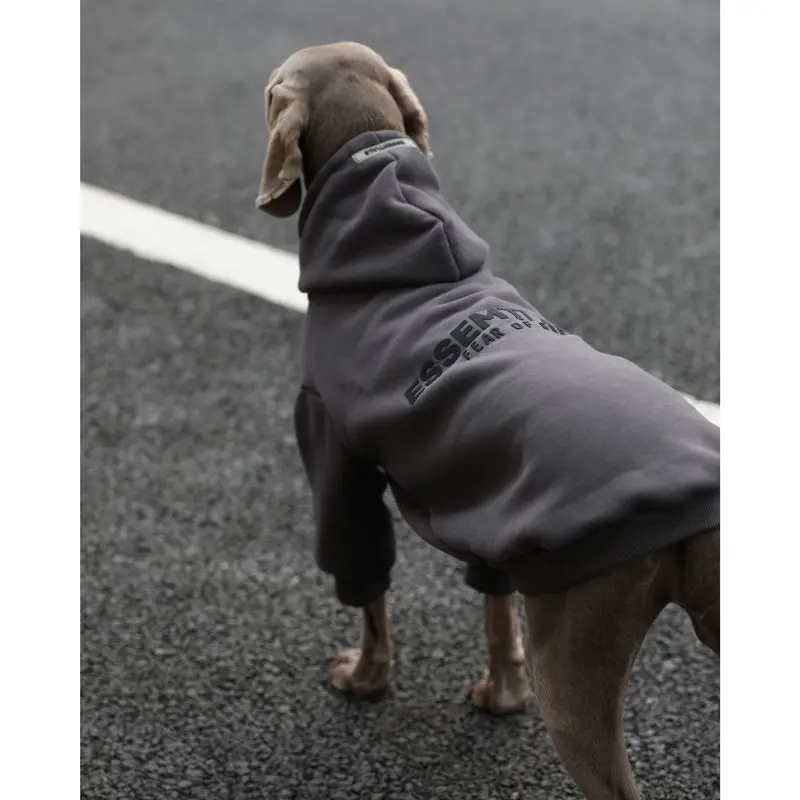 Essentialsed dog clothes for large dogs Luxury Brand Big Dog Hoodies High Quality Fashion Thick Comfortable Winter Warm Dog Coat