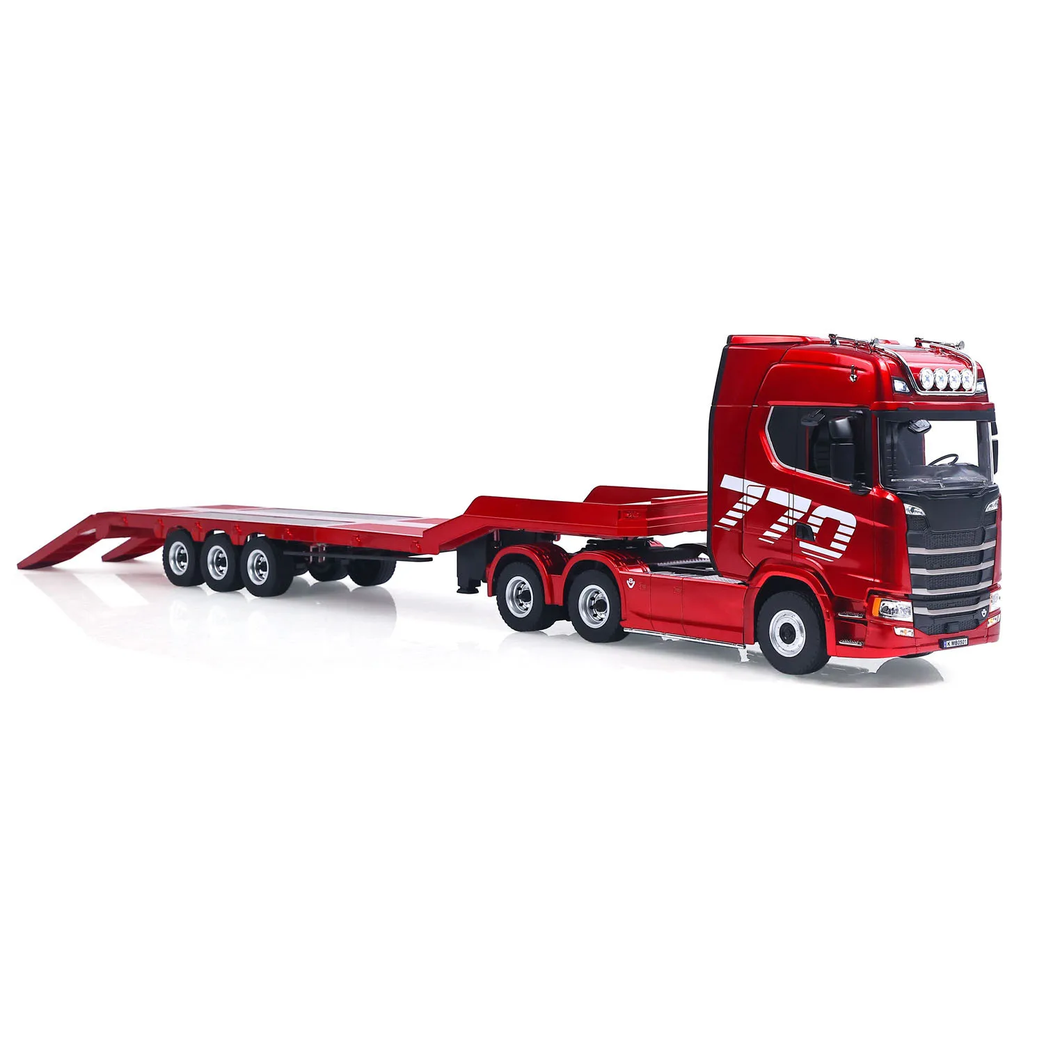 1501A 1/18 HUINA RC Traktor und 3-Achs-Sattelanhänger 19CH RTR 770S 2.4G Sound-Licht-System Ferngesteuertes LKW-Modell – Detail 18
