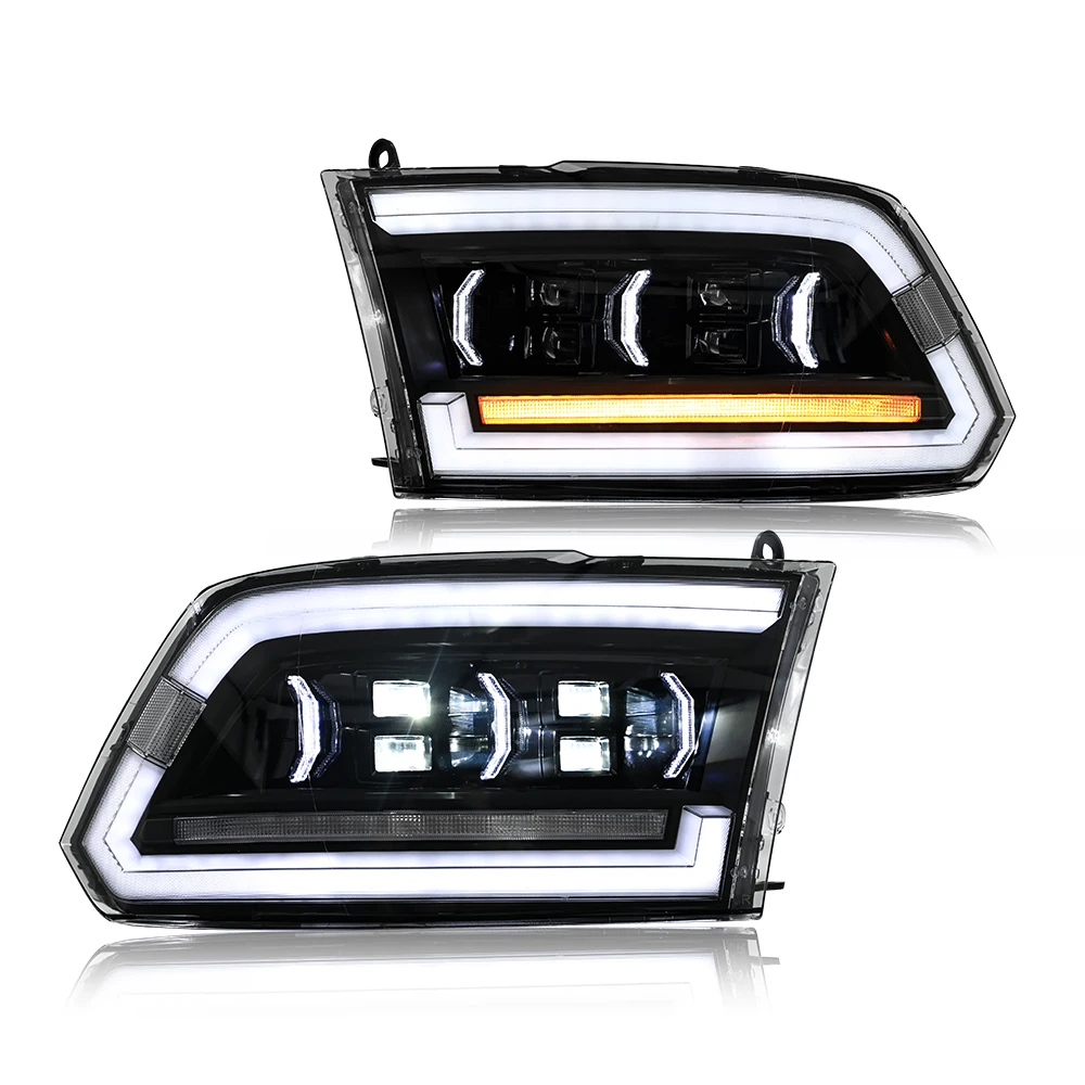Paar Super Licht Projector Lens Koplamp Montage Voor 2009-2018 Dodge RAM 1500 2013-2018 Dodge RAM 2500 KOPLAMP Lamp