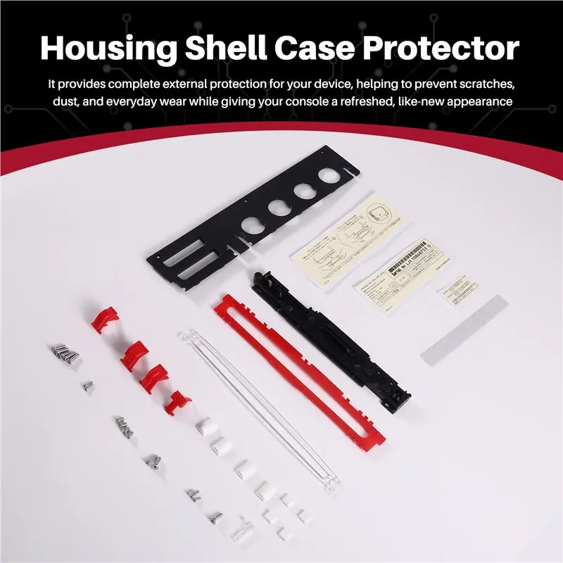 

[LXYA68Z!] Housing Shell Case Protector For Wii Full Case Cover Replacement For For Wii Console Game Console Housing Sh