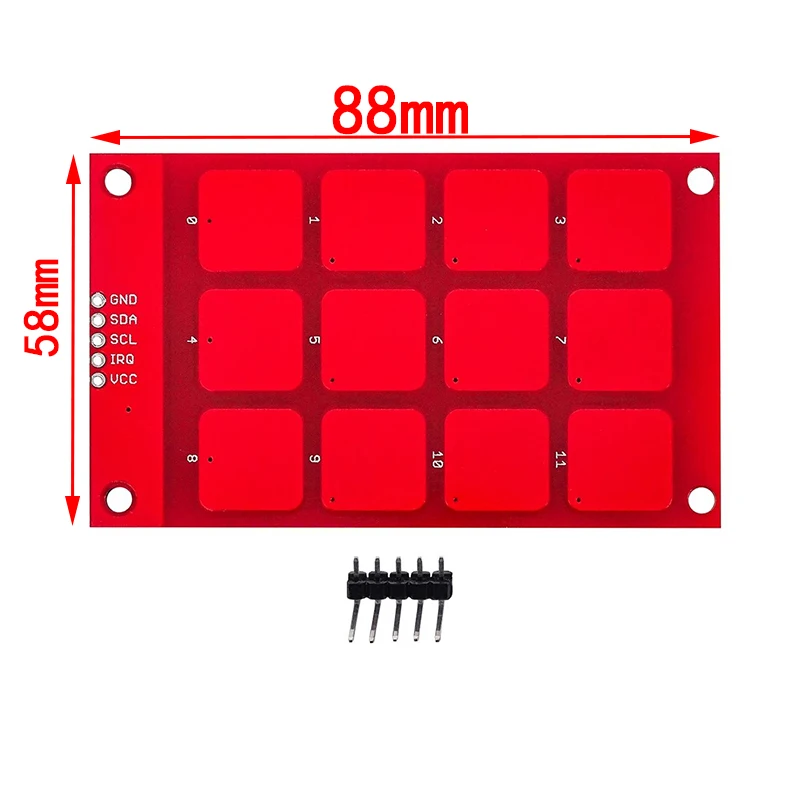 MPR121 Breakout V12 Capacitive Touch Sensor Controller Module I2C keyboard