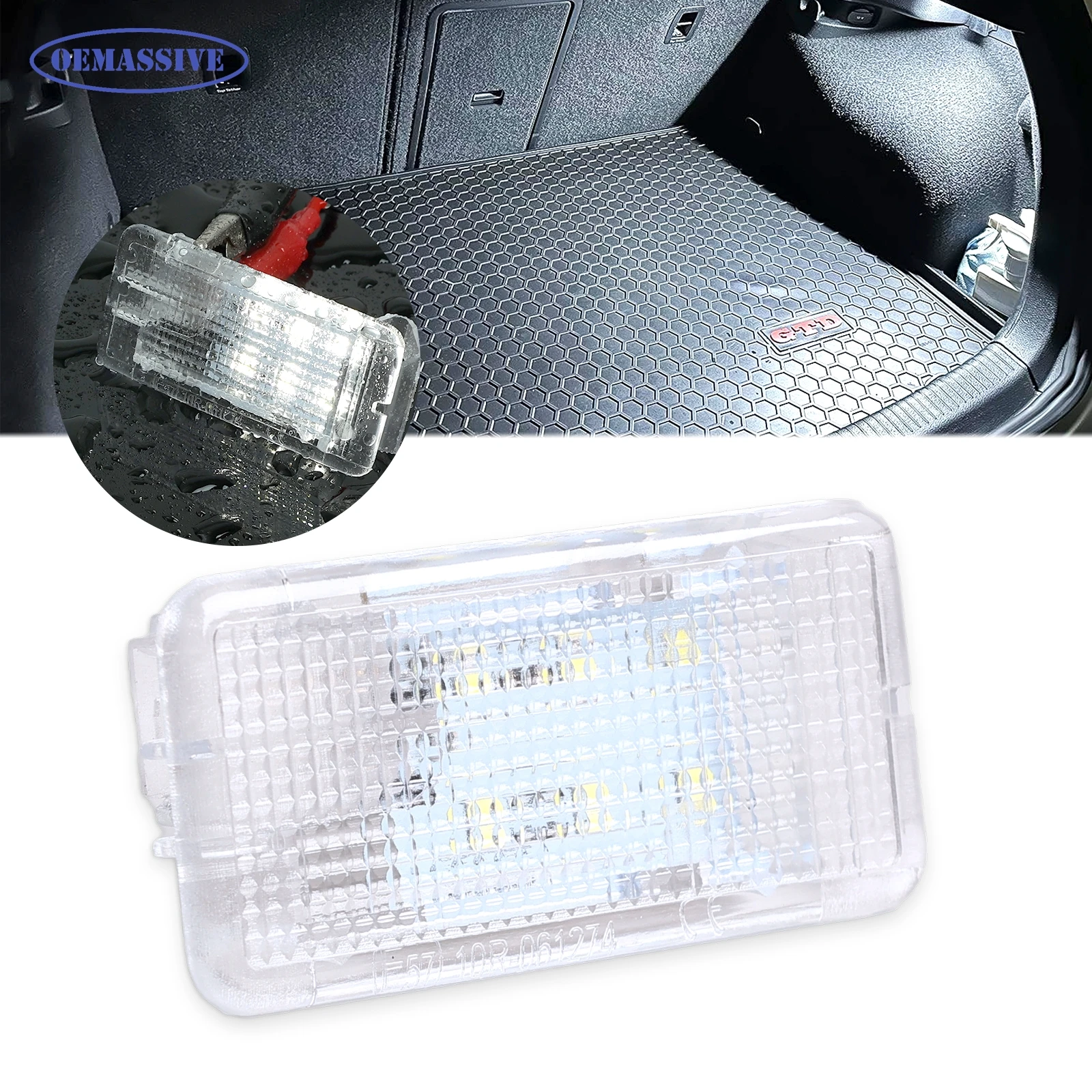 

1PC For Dacia Duster Sandero Logan 1 2 Lodgy Dokker For Smart Fortwo C453 W453 LED Interior Trunk Luggage Compartment Light